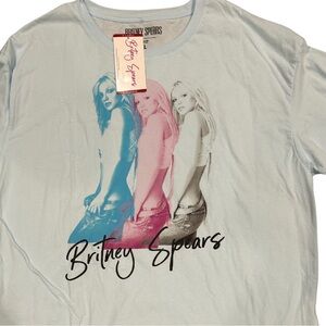 Britney Spears Graphic Tee | Baby Blue | Size XL | NWT